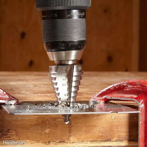 drilling a hole in sheet metal|drilling through 1 2 steel.